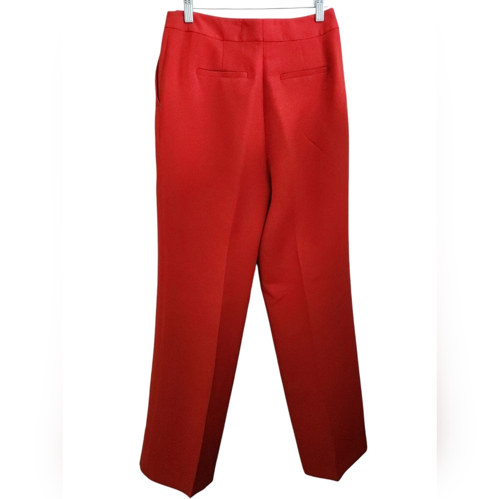 Lafayette 148 New York Red Pants Trousers Size 2 - Picture 2 of 3